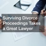 Surviving Divorce Proceedings Takes a Great Lawyer