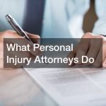 What Personal Injury Attorneys Do