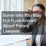 Some Info You May Not Have Known About Felony Lawyers