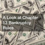 A Look at Chapter 13 Bankruptcy Rules