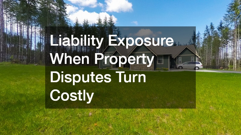 Liability Exposure When Property Disputes Turn Costly