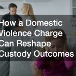 How a Domestic Violence Charge Can Reshape Custody Outcomes