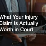 What Your Injury Claim Is Actually Worth in Court