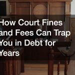 How Court Fines and Fees Can Trap You in Debt for Years