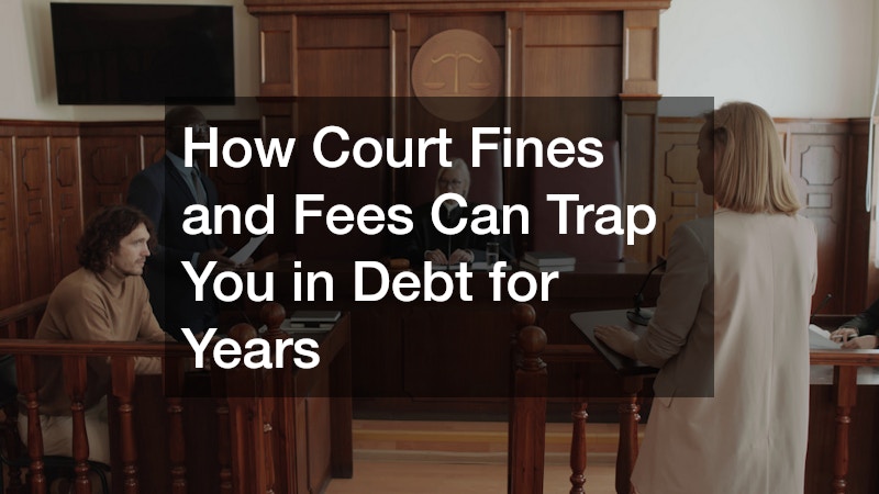How Court Fines and Fees Can Trap You in Debt for Years