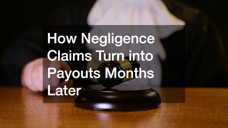 How Negligence Claims Turn into Payouts Months Later